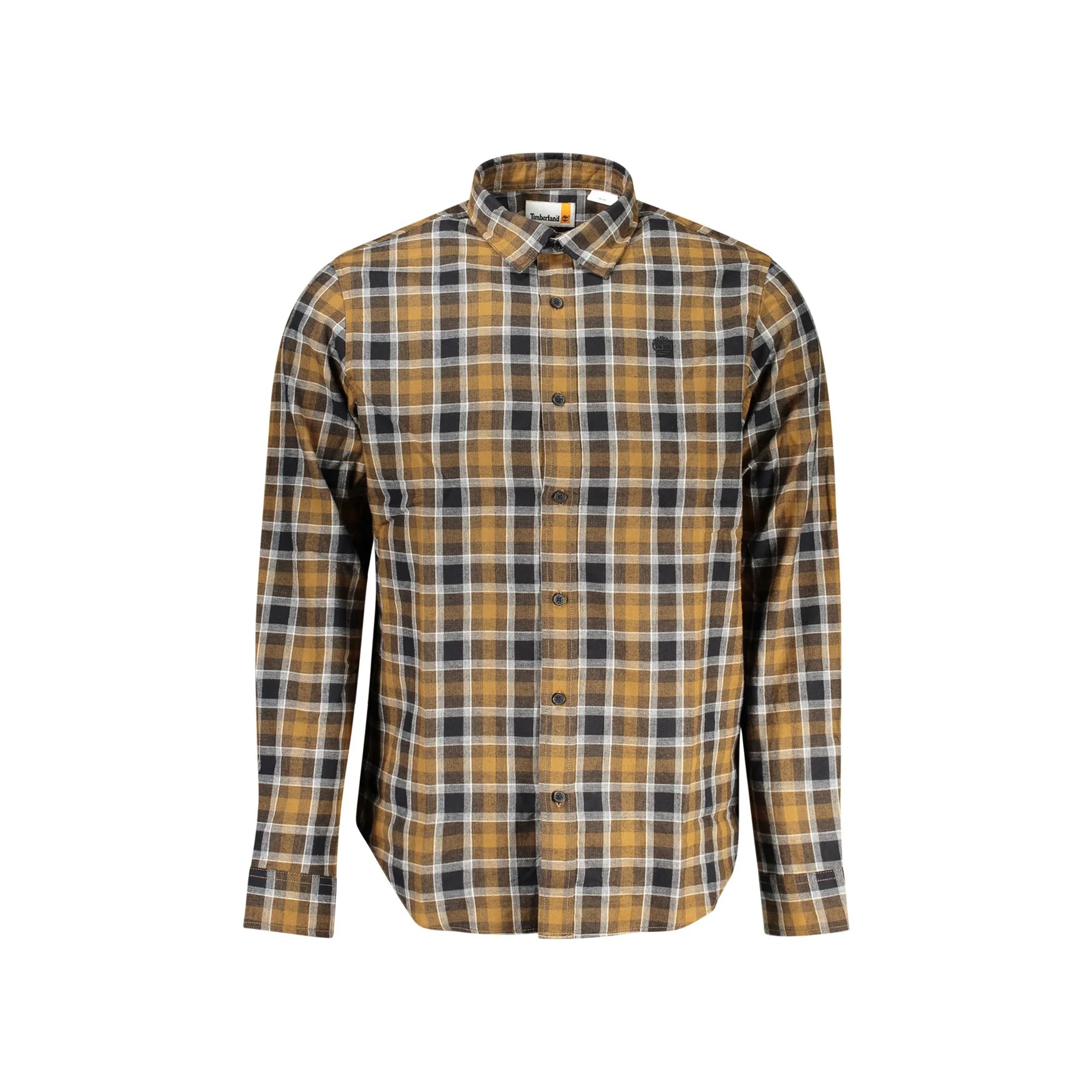 Timberland Camicia Maniche Lunghe Uomo Marrone Ricamo Camicie - foto prodotto